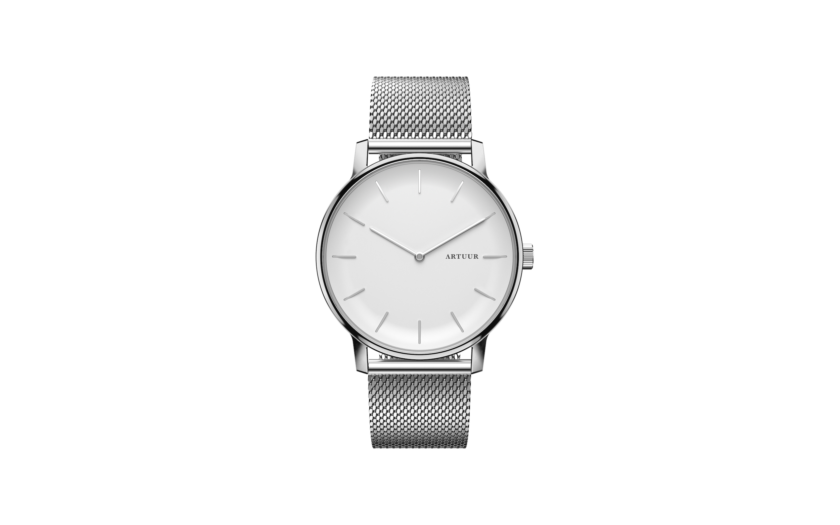 Cedar Zilver | mesh bandje - Afbeelding 2
