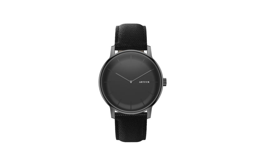 Onyx Zwart | nylon bandje - Afbeelding 2