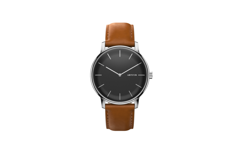 Sterling camel | lederen bandje | donkere matte metalen gesp - Image 2